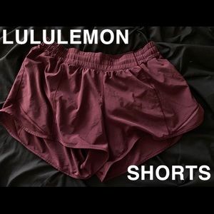 lululemon hotty hot long shorts 4”